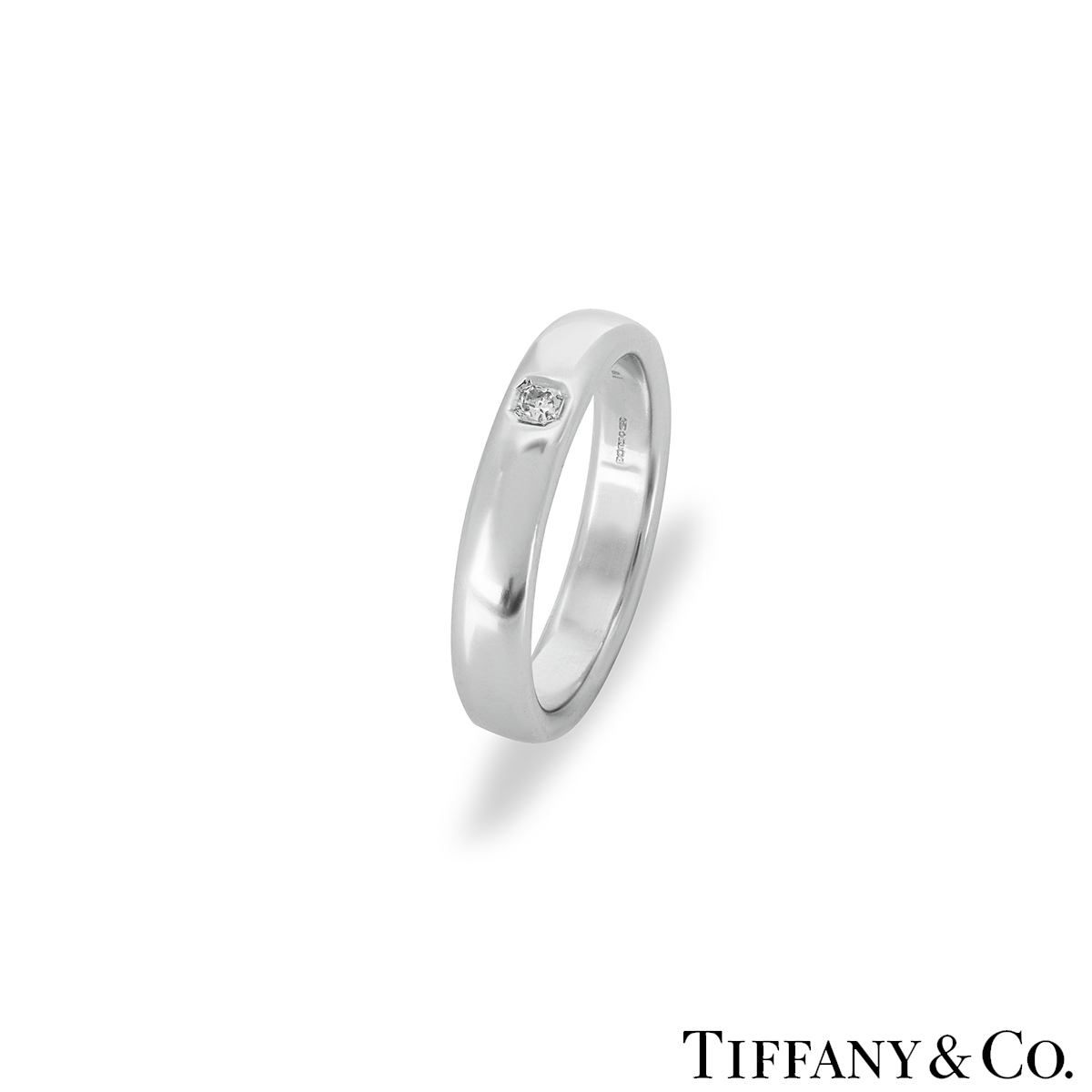 Tiffany & Co Lucida Diamond Wedding Ring in Platinum